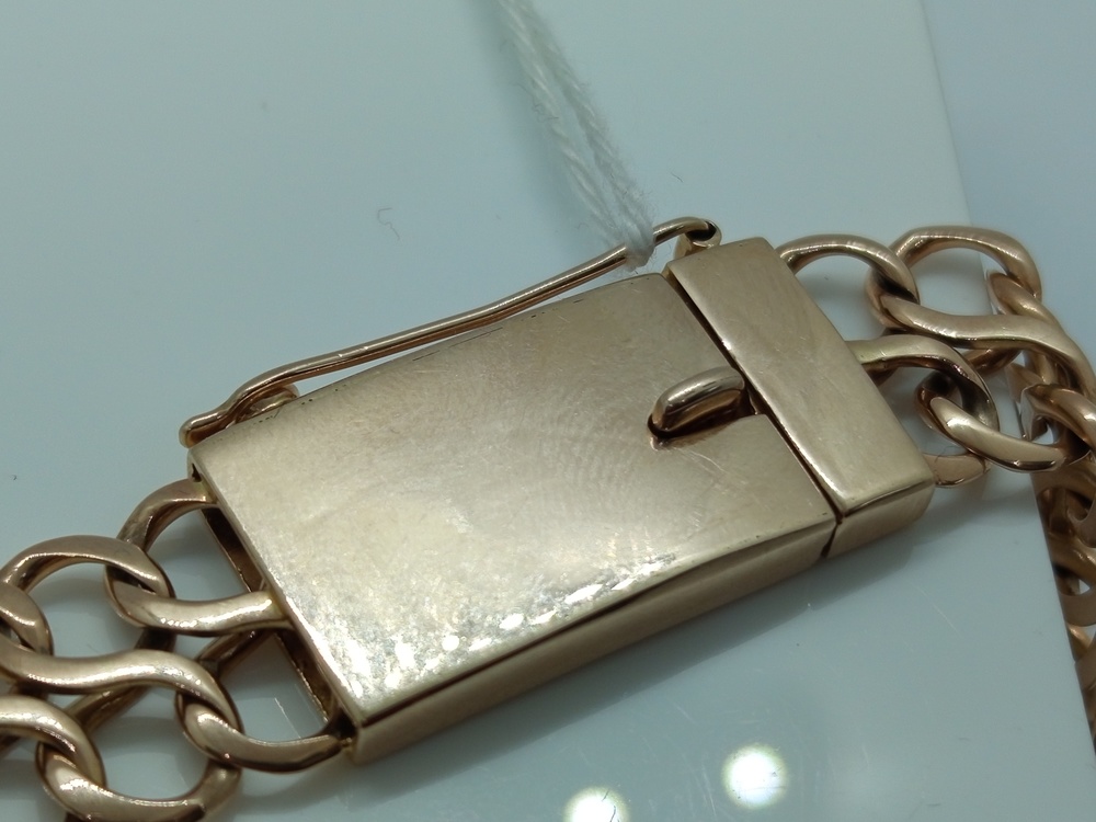 БЛ8585 БРАСЛЕТ ПОЛНОВЕСНЫЙ Восьмерка (Au 585)