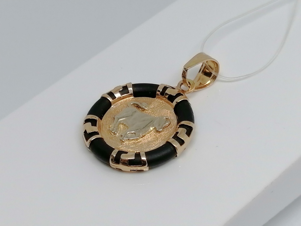 926З ПОДВЕСКА ЗНАК ЗОДИАКА каучук (Au 585)