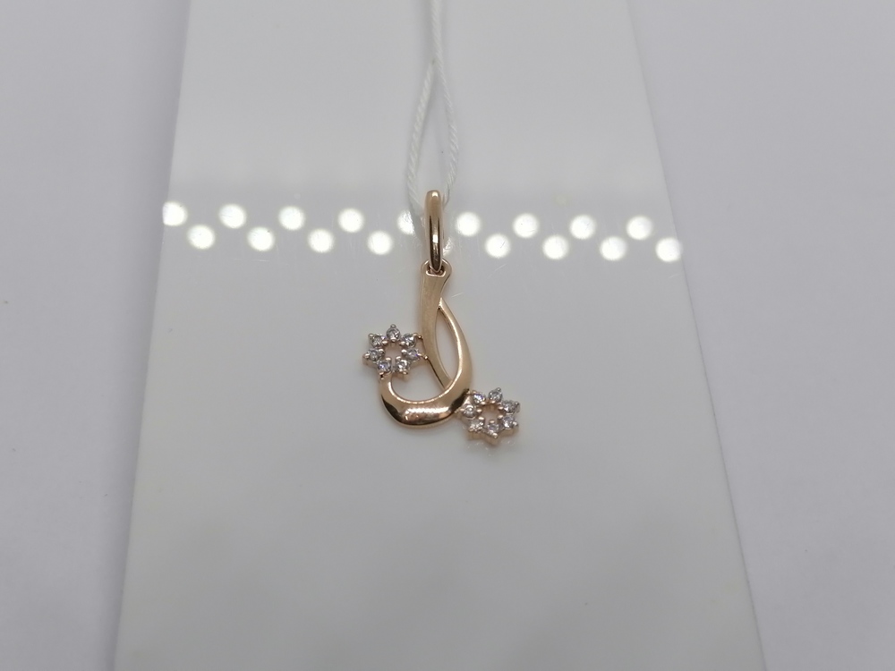 ПОДВЕСКА С КАМНЯМИ (Au 585)