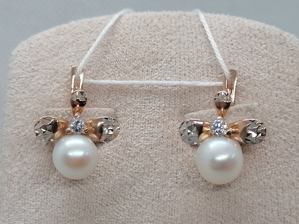 СЕРЬГИ С КАМНЯМИ (Au 585)