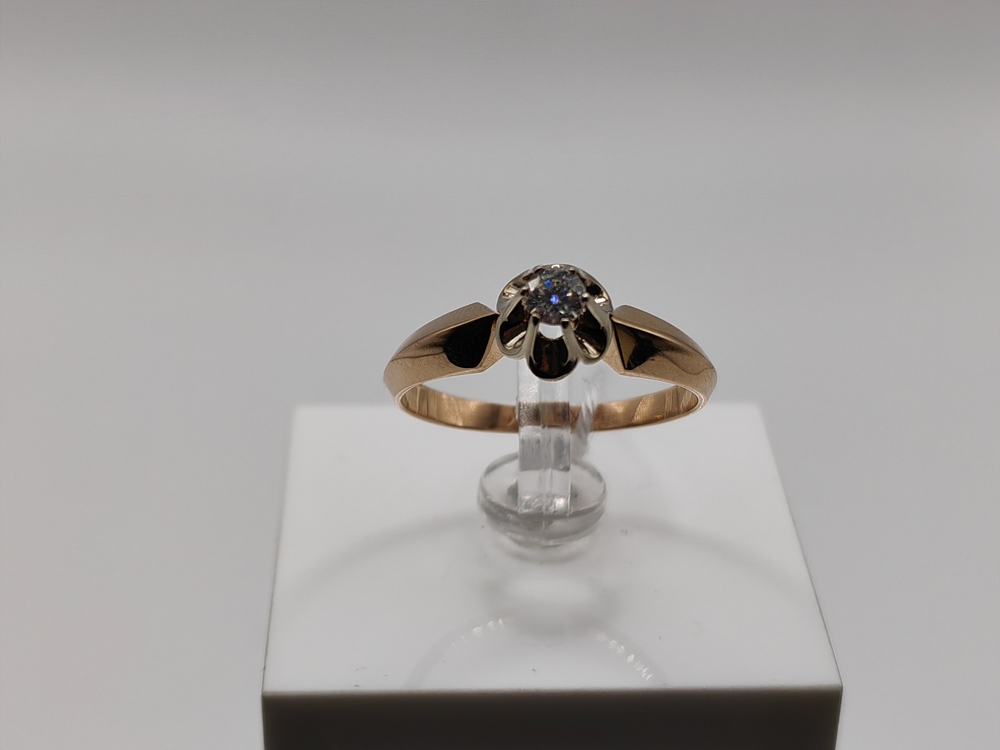 КОЛЬЦО БРИЛЛИАНТ Au 585