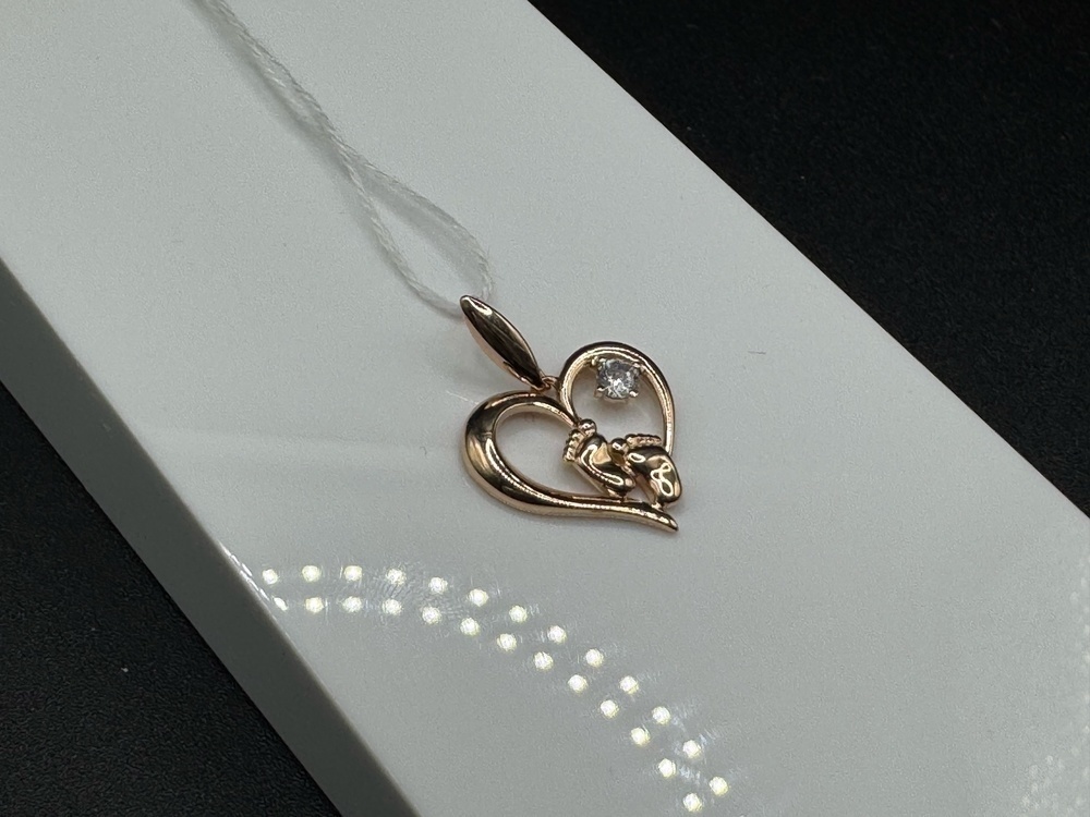 ПОДКМ585 ПОДВЕСКА С КАМНЕМ (Au 585)