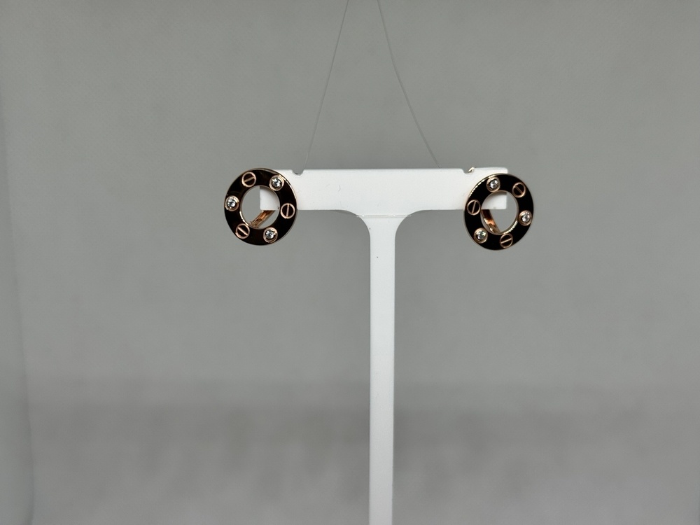 СЕРЬГИ С КАМНЯМИ (Au 585)