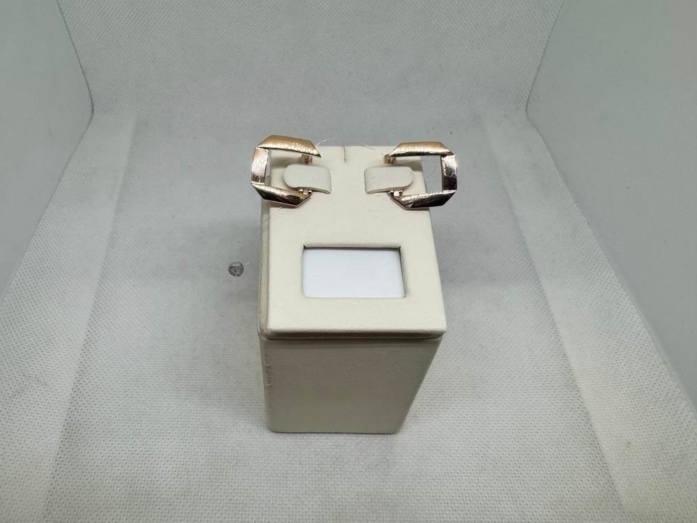 СЕРЬГИ БЕЗ КАМНЯ (Au 585)