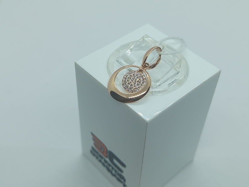 ПОДКМИ585 ПОДВЕСКА С КАМНЯМИ (Au 585)