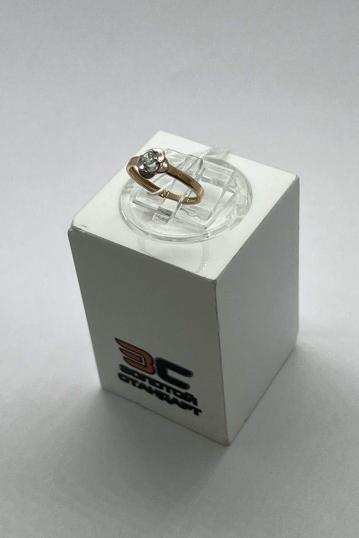 КОЛКМ585 КОЛЬЦО С КАМНЕМ (Au 585)