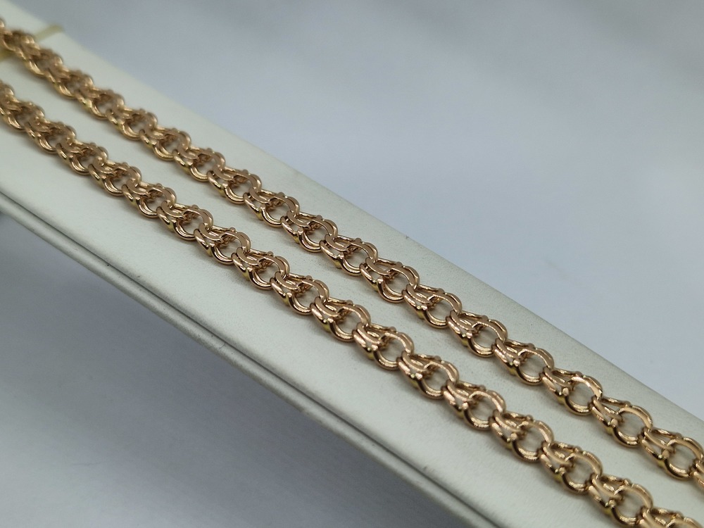 ЦЕПЬ ПОЛНОВЕСНАЯ Бисмарк (Au 585)