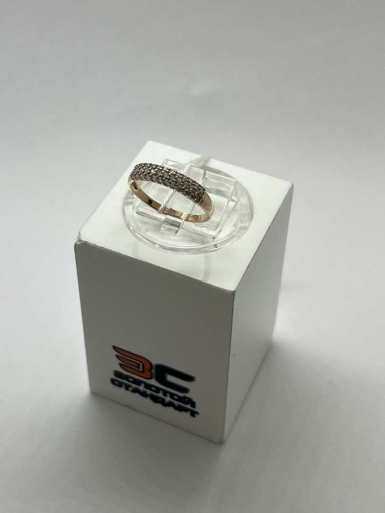 КОЛКМИ375 КОЛЬЦО С КАМНЯМИ (Au 375)