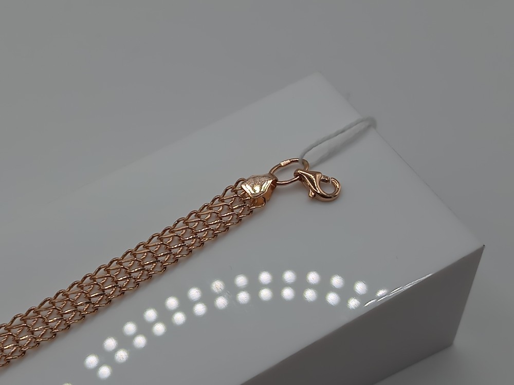 БЛ8585 БРАСЛЕТ ПОЛНОВЕСНЫЙ Восьмерка (Au 585)