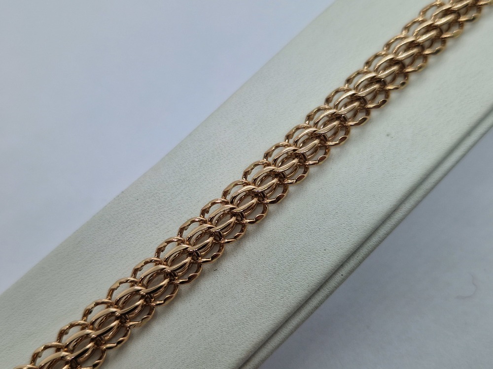 БРАСЛЕТ ПОЛНОВЕСНЫЙ Итальянка Au 585