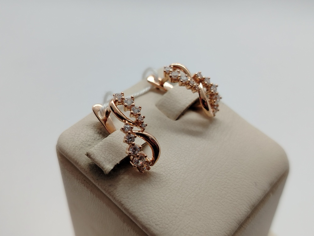 СЕРЬГИ С КАМНЯМИ (Au 585)