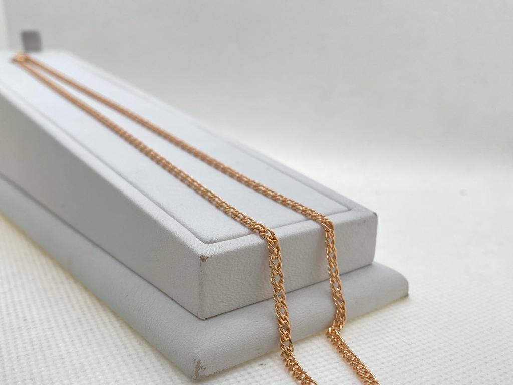 ЦЕПЬ ПОЛНОВЕСНАЯ Ромб двойной (Au 585)