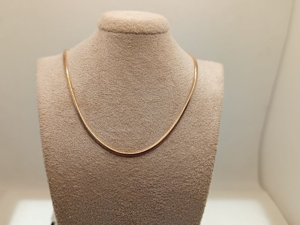 ЦЕПЬ ПОЛНОВЕСНАЯ Жгут(снейк) (Au 585)