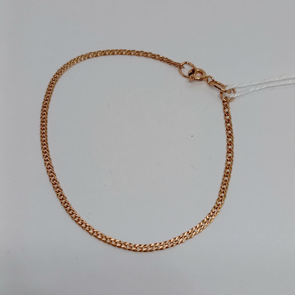 БРАСЛЕТ ПОЛНОВЕСНЫЙ Ромб двойной Au 585