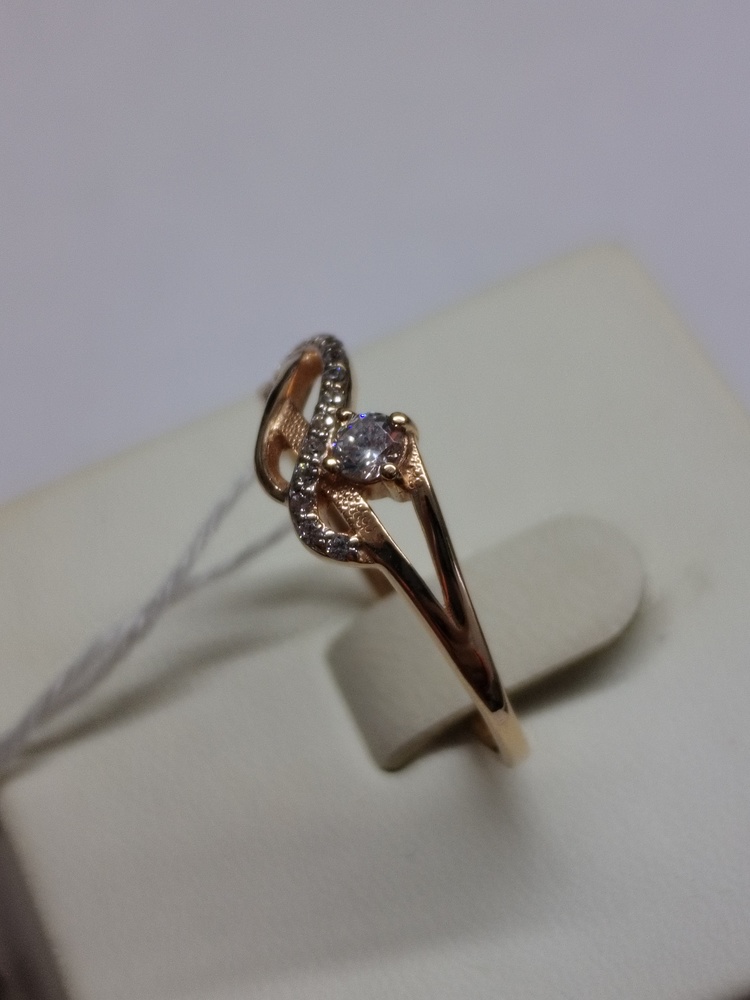 КОЛКМИ585 КОЛЬЦО С КАМНЯМИ (Au 585)