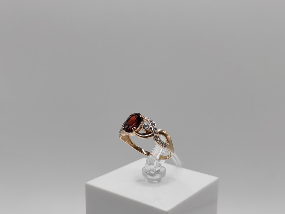 КОЛКМИ585 КОЛЬЦО С КАМНЯМИ (Au 585)