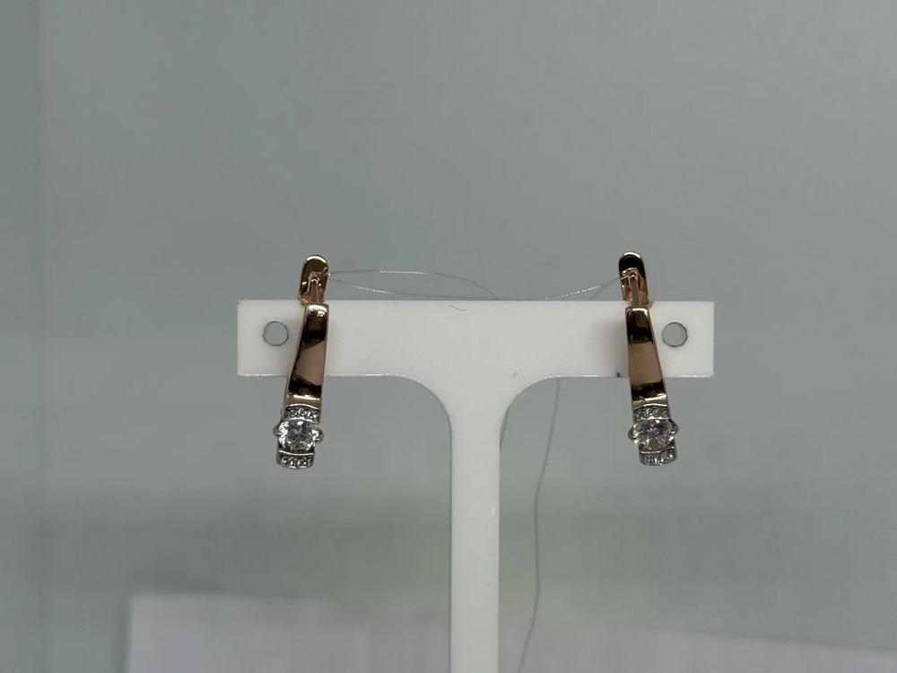 СЕРЬГИ С КАМНЯМИ (Au 585)