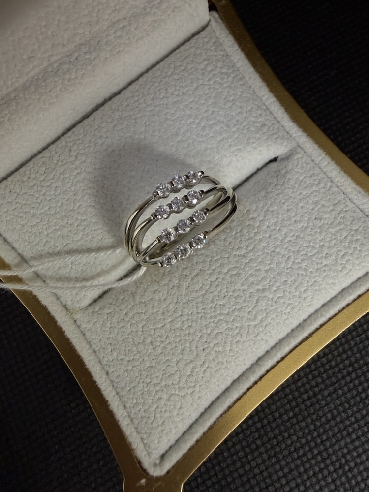 КОЛКМИ585 КОЛЬЦО С КАМНЯМИ (Au 585)