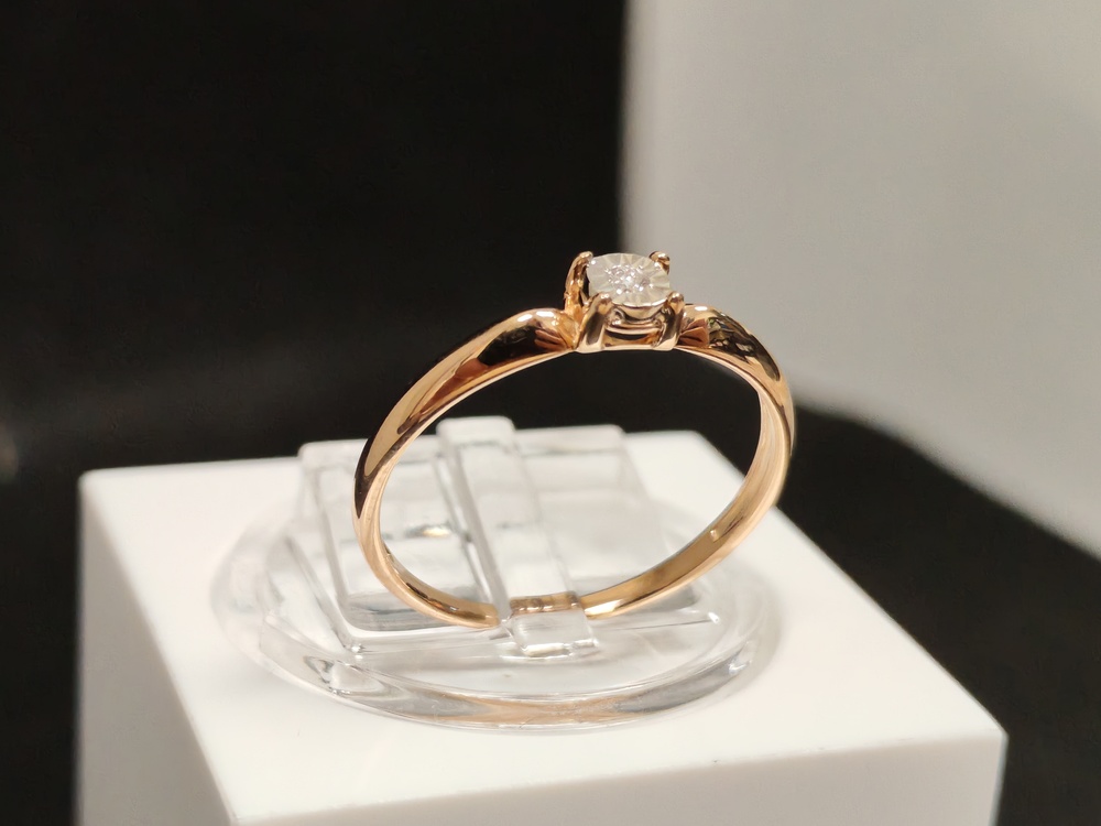 КОЛЬЦО БРИЛЛИАНТ Au 585