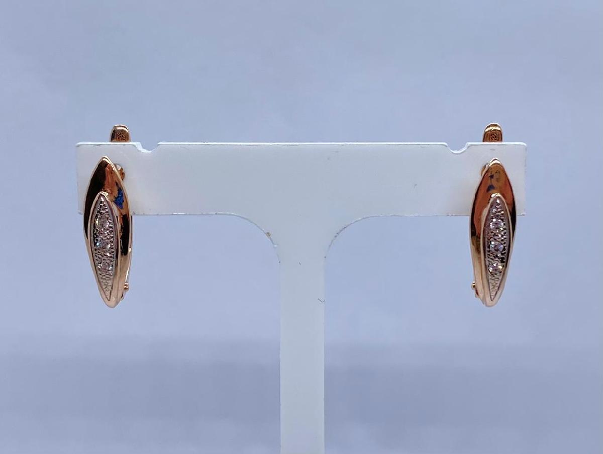 СЕРЬГИ С КАМНЯМИ (Au 585)