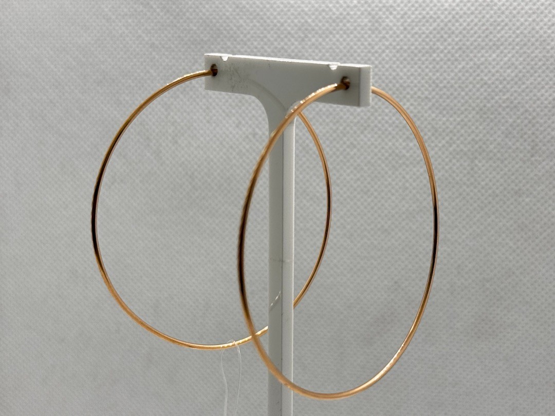 СЕРЬГИ КОНГО без камня (Au 585)