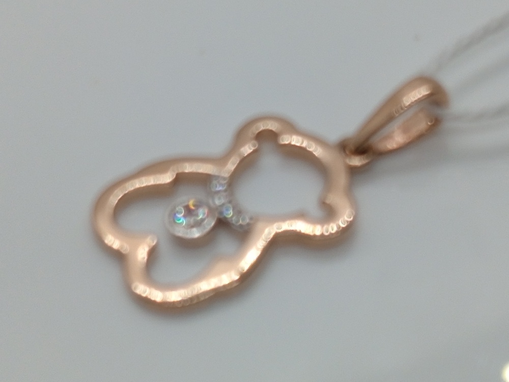 ПОДКМИ585 ПОДВЕСКА С КАМНЯМИ (Au 585)