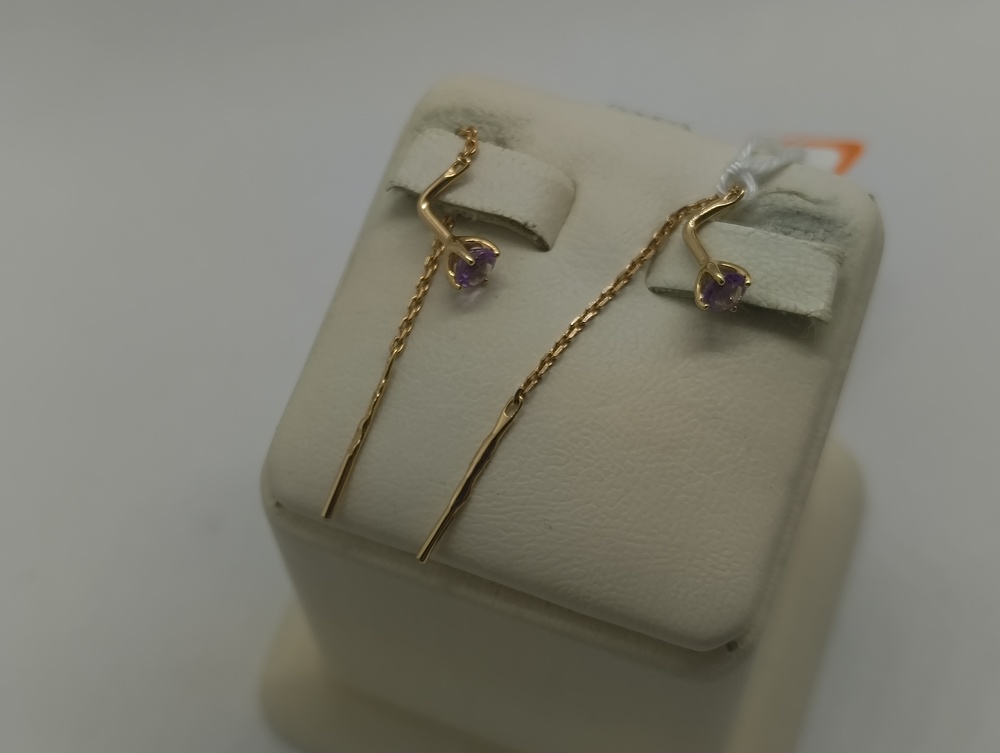 СПРО585 СЕРЬГИ ПРОДЕВКИ (Au 585)