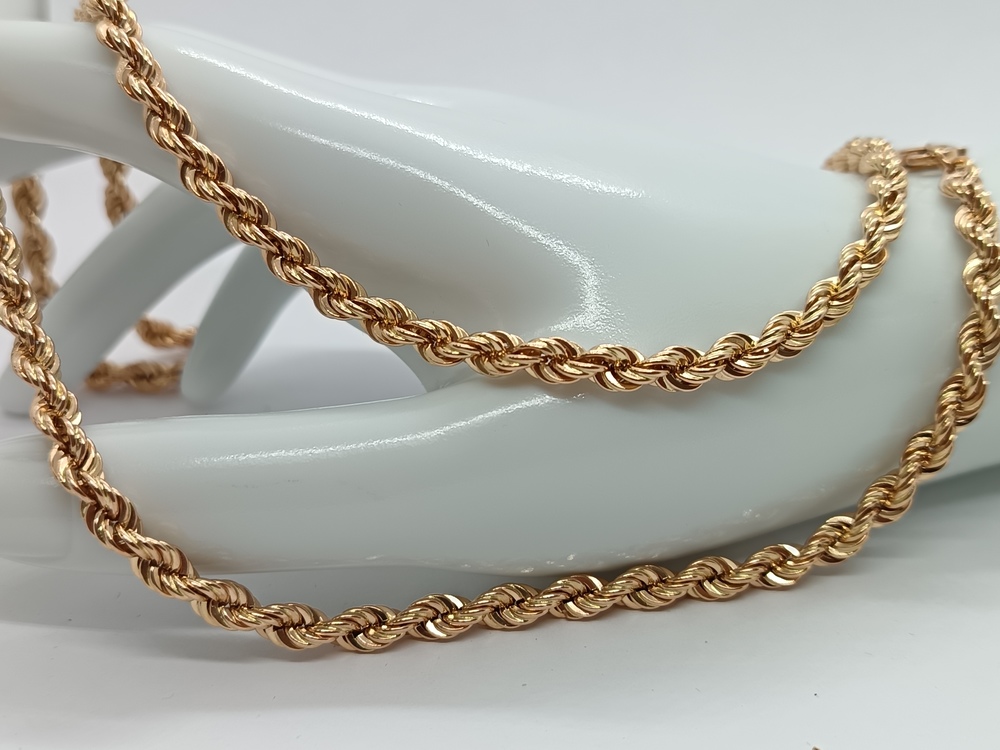 ЦЛВР585 ЦЕПЬ ПОЛНОВЕСНАЯ Веревка (Au 585)