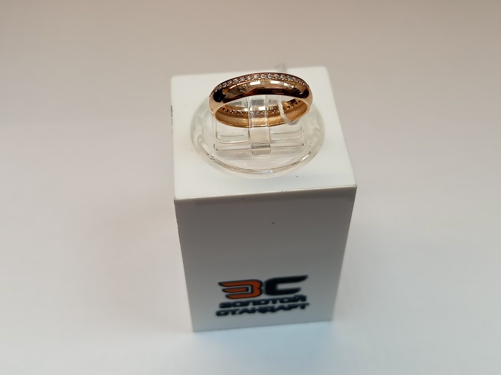 КОЛКМИ375 КОЛЬЦО С КАМНЯМИ (Au 375)