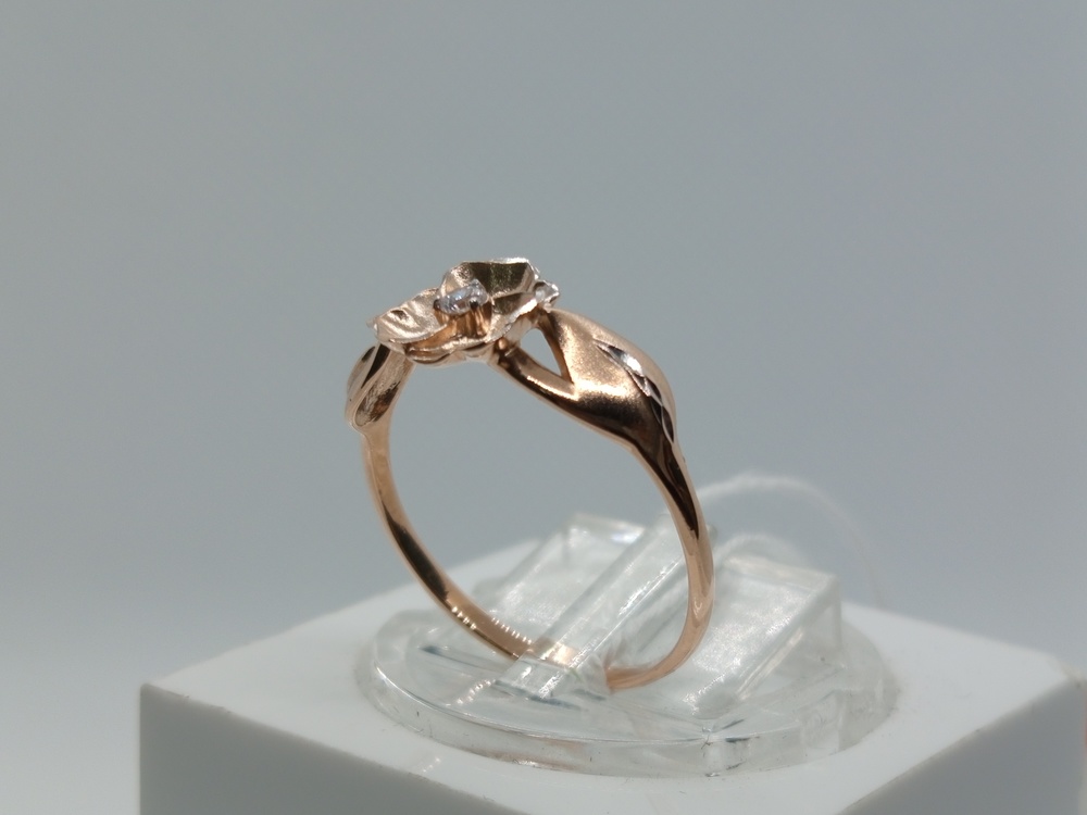 КОЛЬЦО С КАМНЕМ (Au 585)