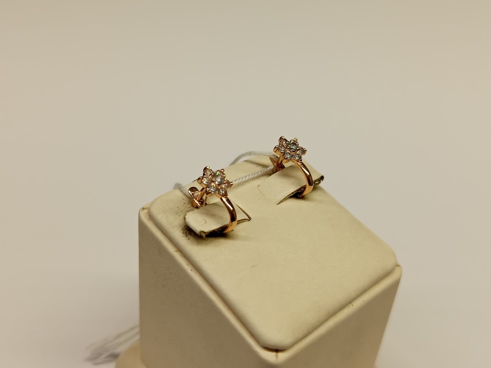 СЕРЬГИ С КАМНЯМИ (Au 585)