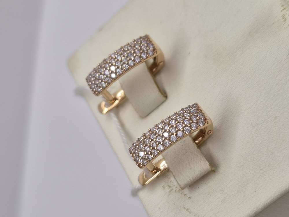 СЕРЬГИ С КАМНЯМИ (Au 585)