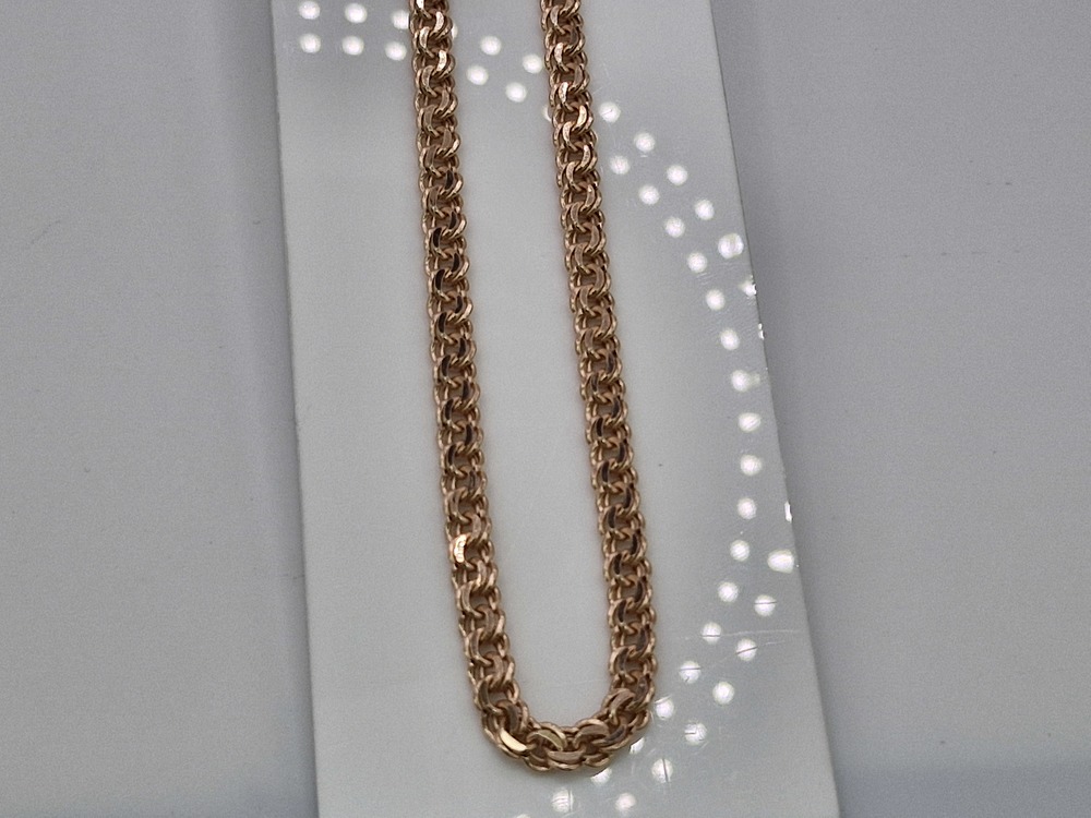 ЦЕПЬ ПУСТОТЕЛАЯ Бисмарк (Au 585)