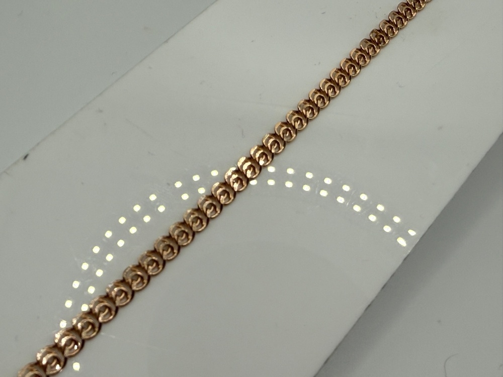 БРАСЛЕТ ПОЛНОВЕСНЫЙ Лав Au 585