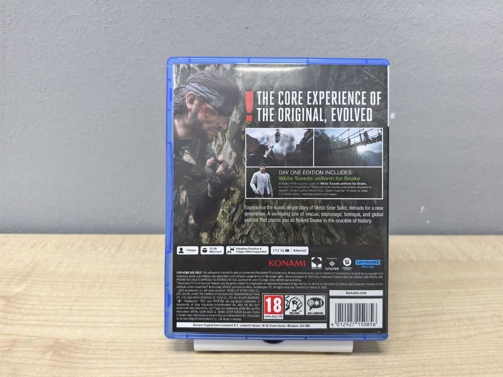 Игра Playstation 5 Metal Gear Solid snake eater