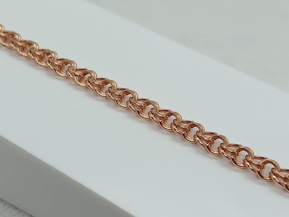 БРАСЛЕТ ПУСТОТЕЛЫЙ Бисмарк (Au 585)