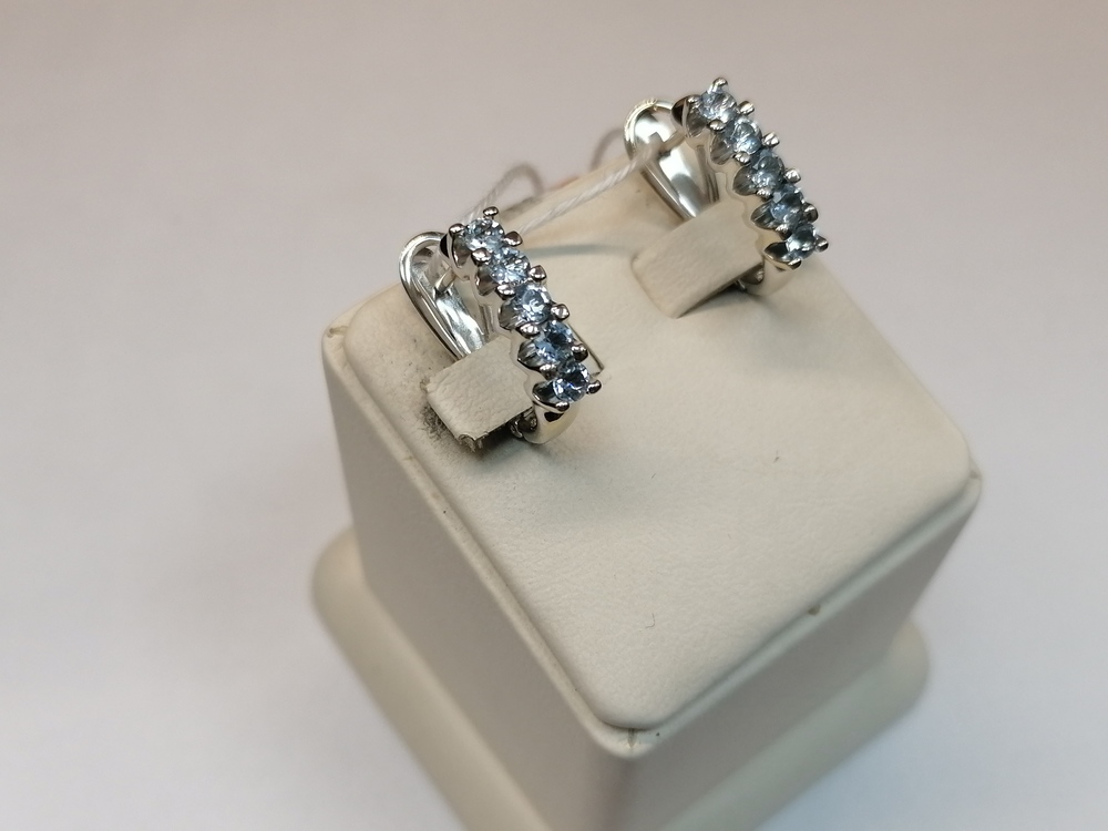 СЕРЬГИ С КАМНЯМИ (Au 585)