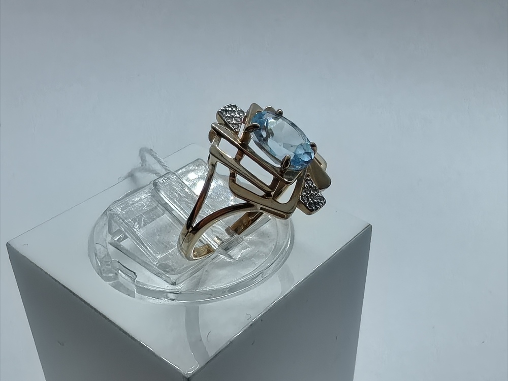 КОЛКМИ585 КОЛЬЦО С КАМНЯМИ (Au 585)