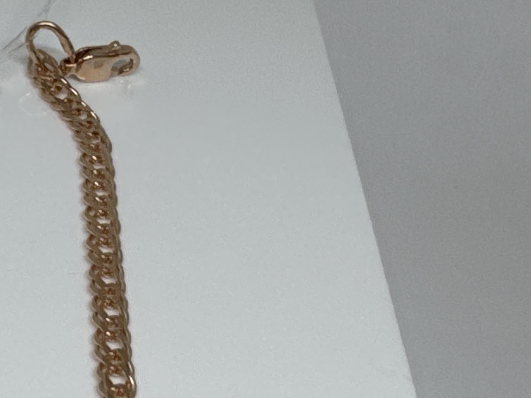 БРАСЛЕТ ПОЛНОВЕСНЫЙ Ромб двойной (Au 585)