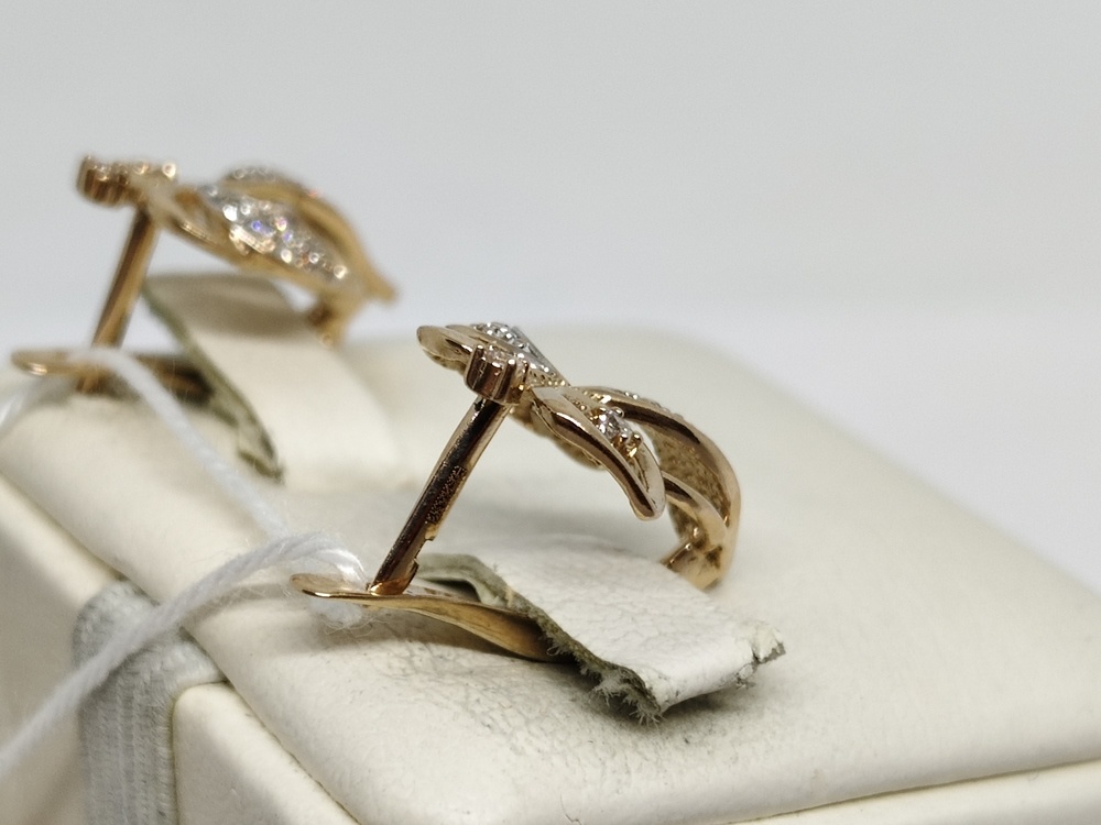 СЕРЬГИ С КАМНЯМИ (Au 585)