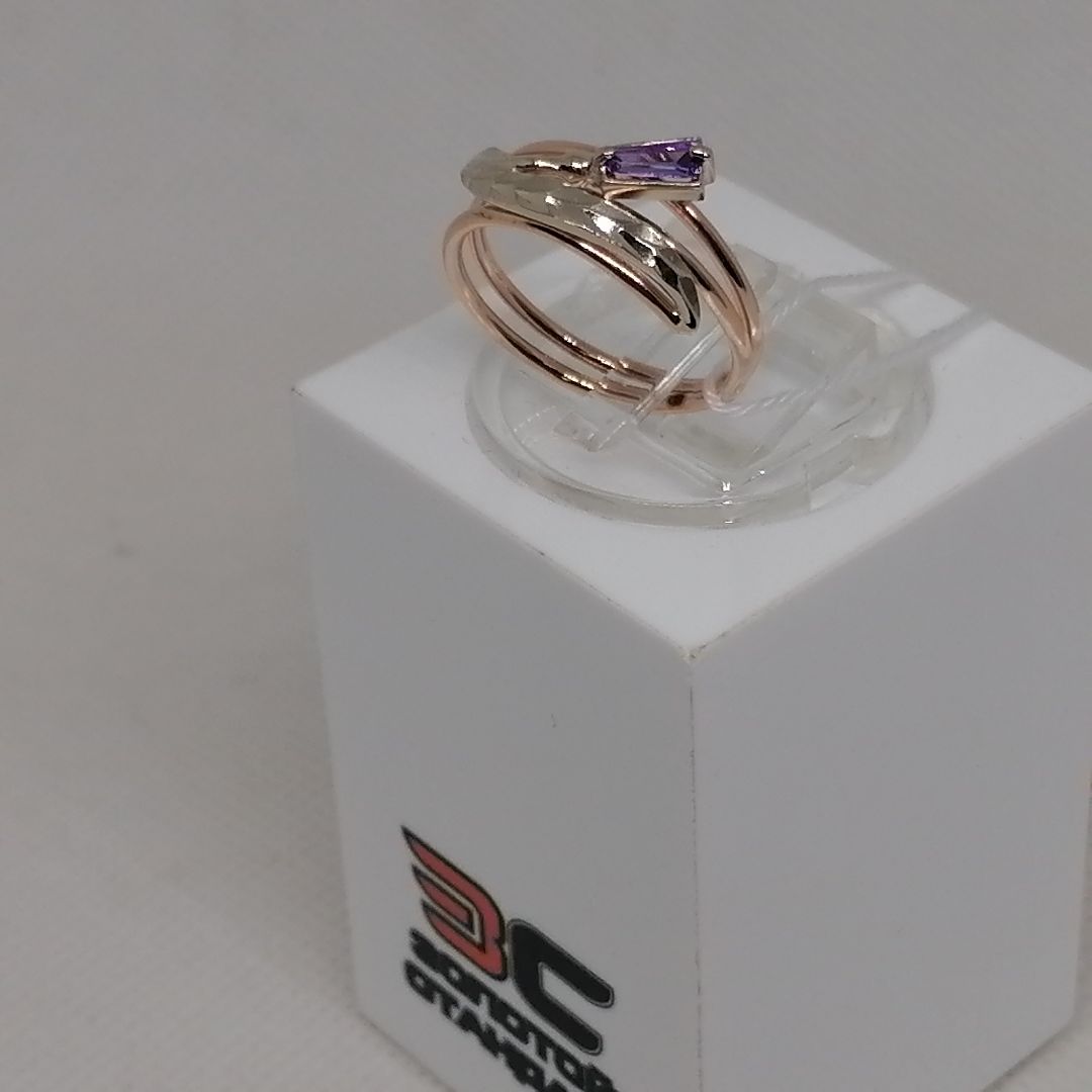 КОЛКМ585 КОЛЬЦО С КАМНЕМ (Au 585)