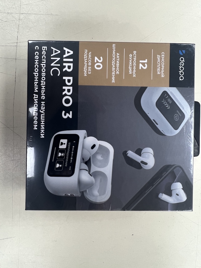 Наушники беспроводные Deppa 44213 Air Pro 3 ANC