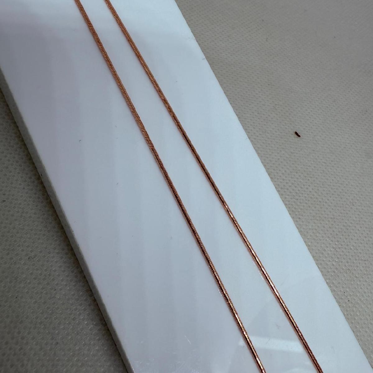 ЦЕПЬ ПОЛНОВЕСНАЯ Жгут(снейк) (Au 585)