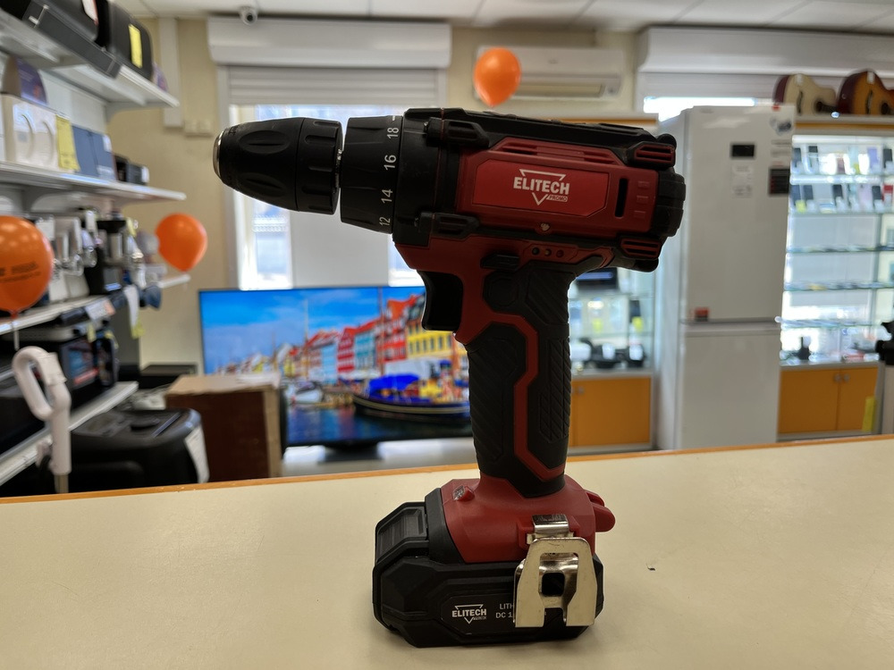 Шуруповерт Elitech ДА 12СЛ2 ПРОМО;