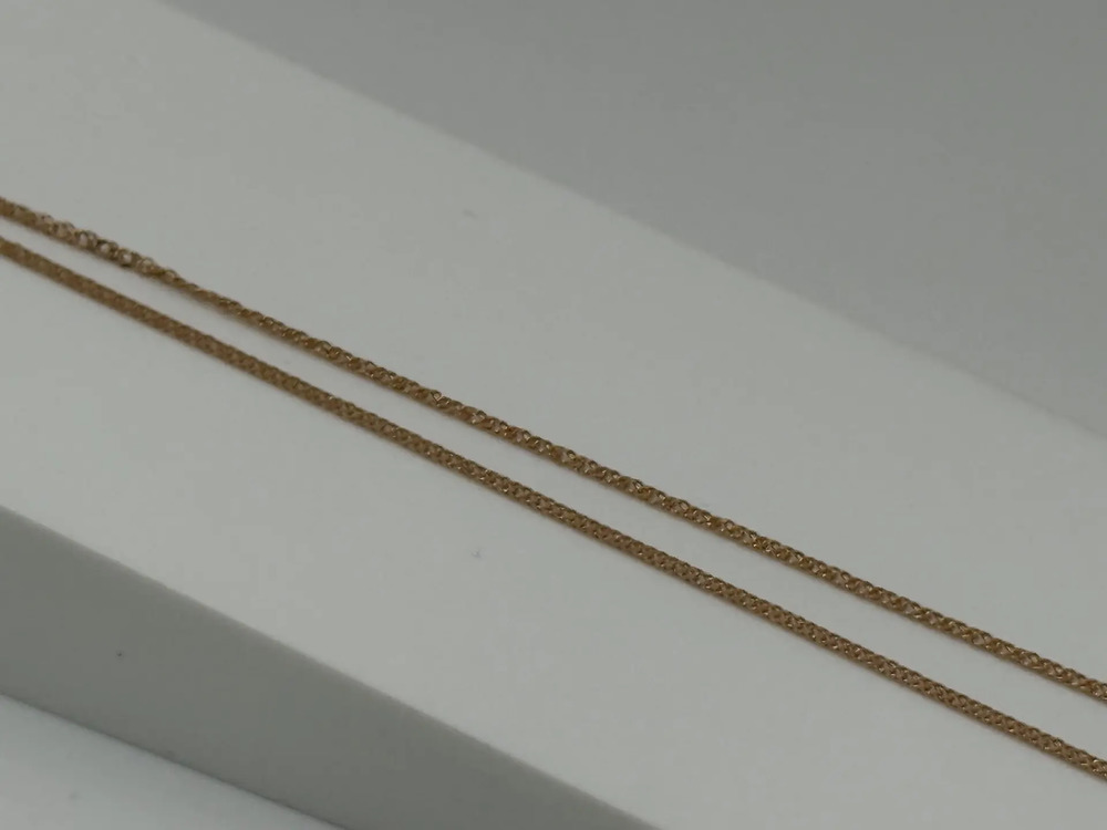 ЦЕПЬ ПОЛНОВЕСНАЯ Ромб двойной (Au 585)