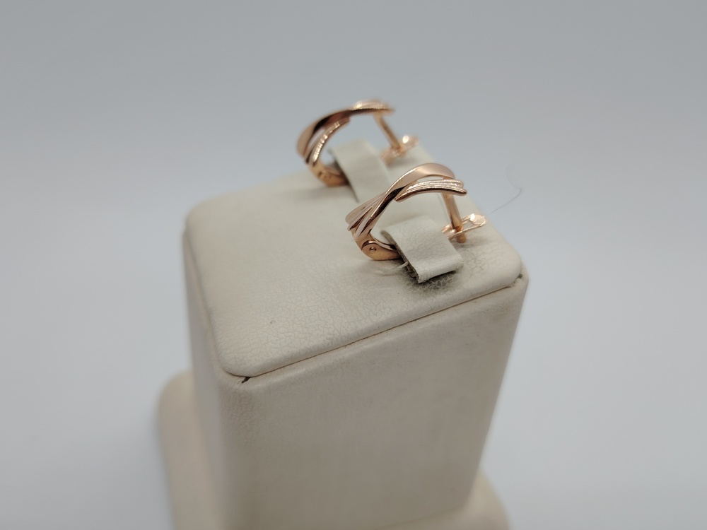 СЕРЬГИ БЕЗ КАМНЯ (Au 585)