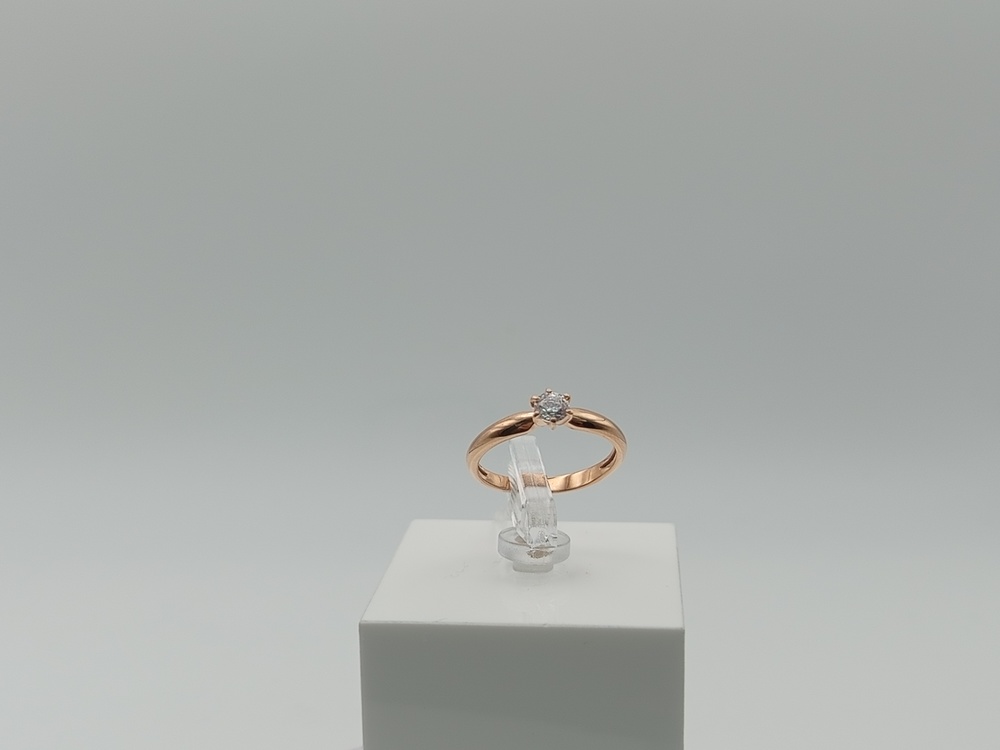 КОЛКМ585 КОЛЬЦО С КАМНЕМ (Au 585)