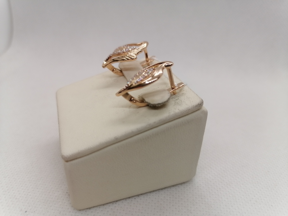 СЕРЬГИ С КАМНЯМИ (Au 585)