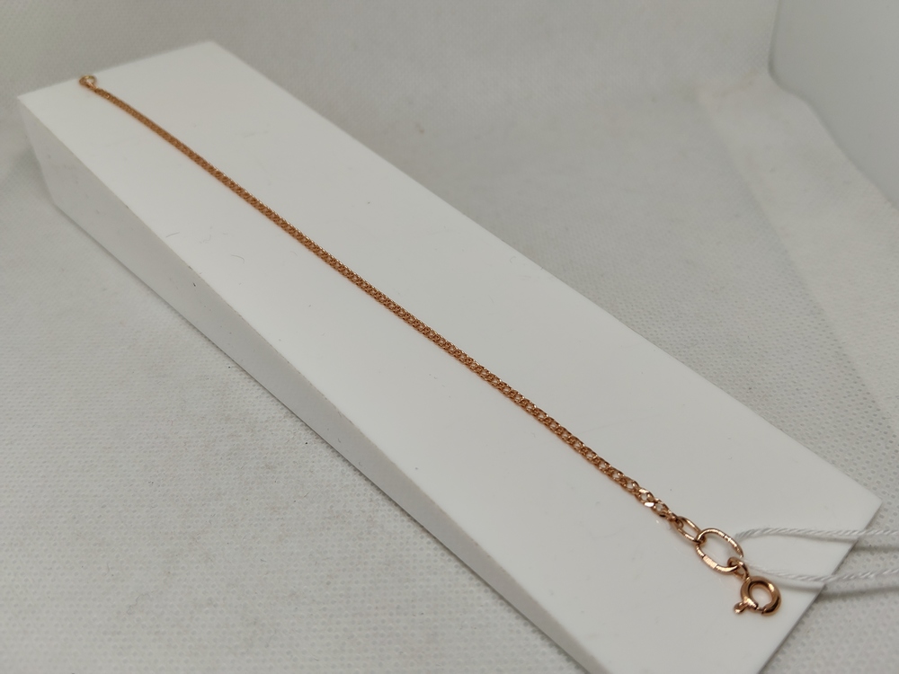 БРАСЛЕТ ПОЛНОВЕСНЫЙ Ромб двойной Au 585