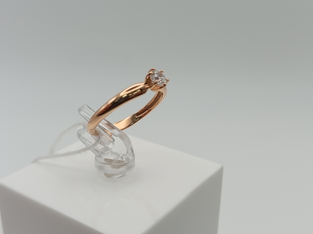 КОЛКМ585 КОЛЬЦО С КАМНЕМ (Au 585)